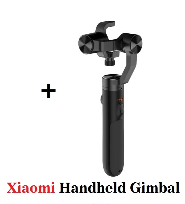 Оригинальная международная версия Xiaomi mi jia Экшн-камера 4K 30FPS Ambarella A12 WiFi Водонепроницаемая камера 1080p спортивная видеокамера - Цвет: Add Handheld Gimbal
