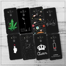 Матовый Мягкий термополиуретан Чехлы для huawei Honor 8X Max 8C 6C Nova 3i 3 mate 10 Pro P20 Lite mate 20 X Letter Planet Phone Чехол для телефона(China)