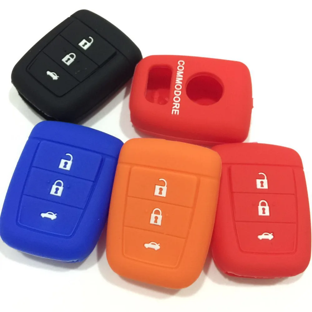 

Silicone rubber car key case cover For HOLDEN VE COMMODORE Omega Berlina Calais SV6 HSV 3 button key