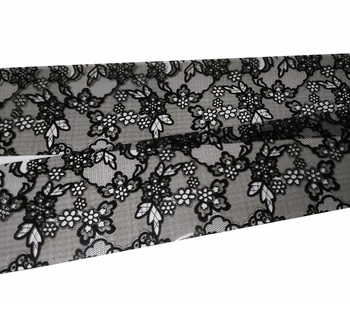 

40mm*1000mm Nail Foil F006 Black Lace Flower Nail Film Full Cover Nail Sticker Transfer Foil Decal For Nail