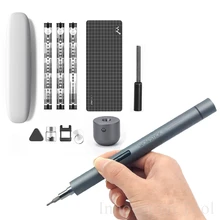 Wowstick 1F Pro Mini destornillador eléctrico de precisión destornillador de batería de litio recargable inalámbrico con luz LED 56 Uds Bits