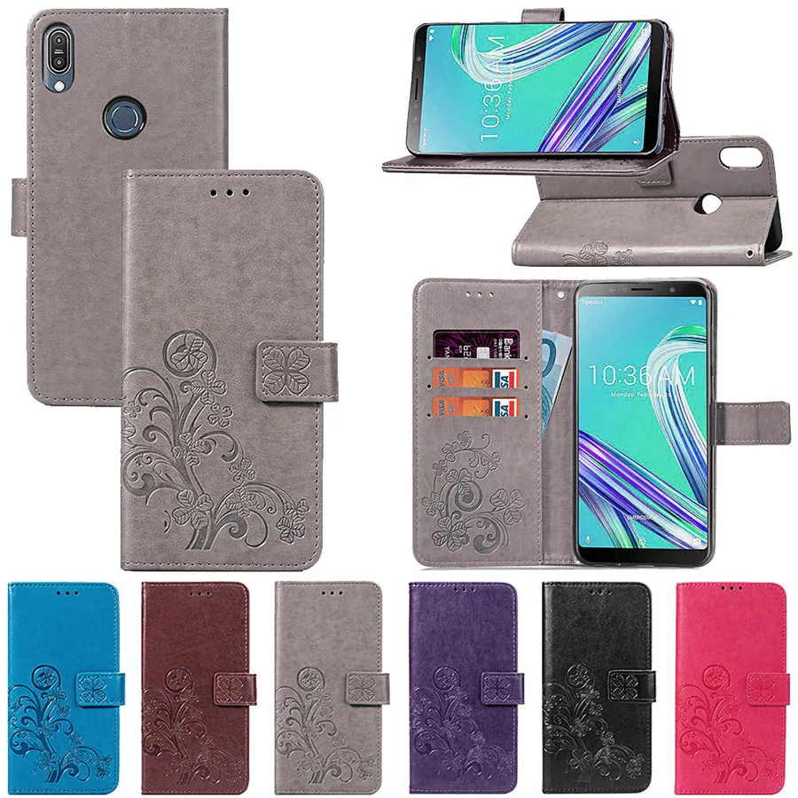 Asus ZenFone Max Pro M1 ZB601KL ZB602KL Чехол Флип кожаный бумажник книжка чехол для