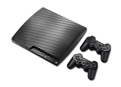 Новая наклейка из углеродного волокна для PS3 Slim и 2 контроллера skins для PS3 - Цвет: 1