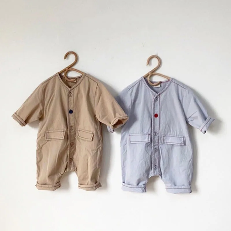 

MILANCEL baby girl long sleeve romper autumn new baby boys jumpsuit Japan baby clothes pure cotton baby romper