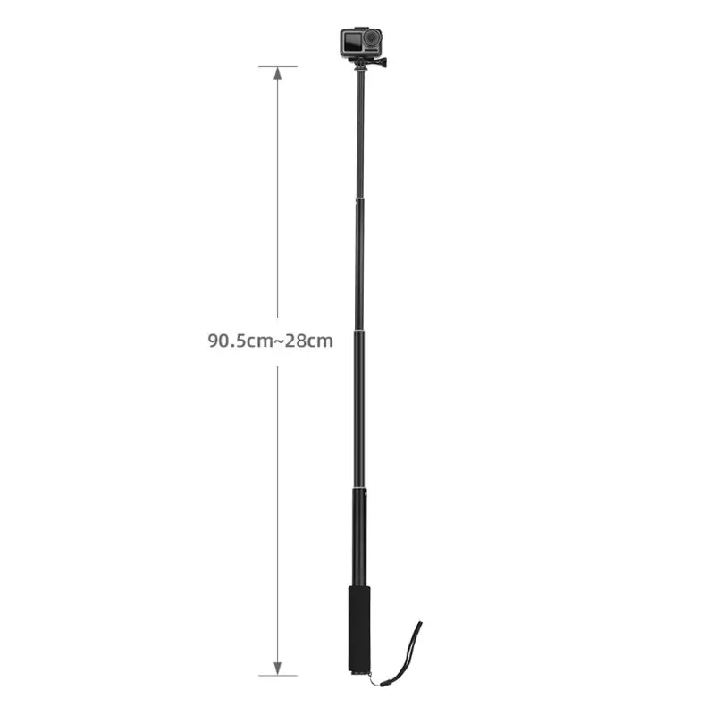 Черный ручной удлинитель селфи палка Телефон Зажим для DJI Osmo экшн Спортивная камера аксессуары фотографии инструменты