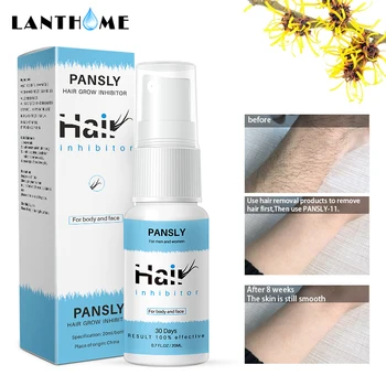 

Organic Herbal Permanent Hair Growth Inhibitor Repair Nourish Smooth Body Hair Removal Spray for Private Parts Leg Facial Hair