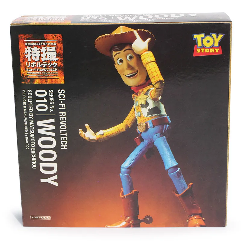 

Toy Story Series Speical NO.010 Sci-Fi Revoltech Woody PVC Model Action Figure Doll Toys For Children Gifts