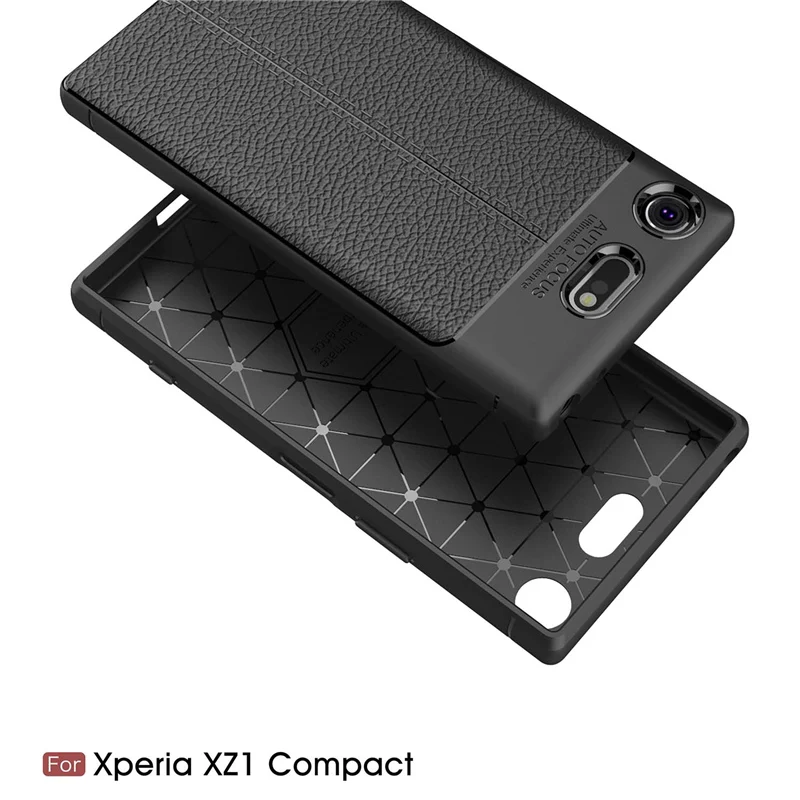 Litchi Texture TPU Cases for Sony Xperia XZ1 Compact (2)