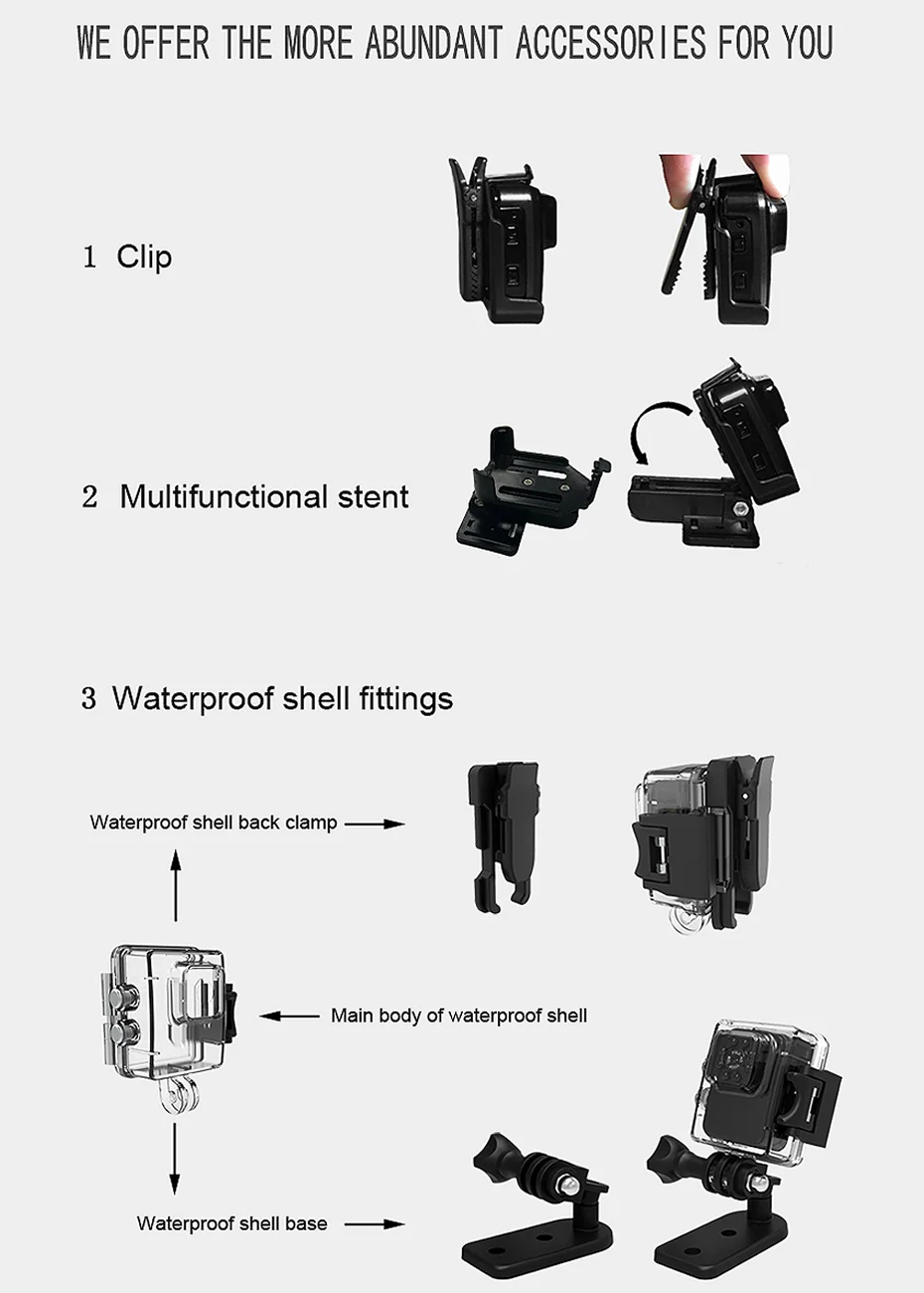 R3 WiFi мини камера HD 1080P микро камера инфракрасного ночного видения Мини спортивная DV камера циклическая запись для пеших прогулок и верховой езды