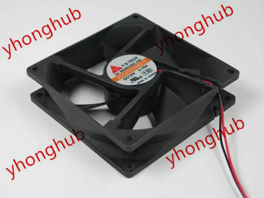

Вентилятор охлаждения сервера Y.S.TECH FD129225MB-N DC 12V 0.16A 2-Wire 90x90x25 мм