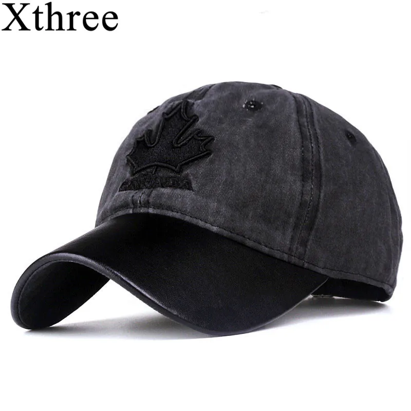 Бейсболка Xthree с надписью для мужчин и женщин Кепка вышивкой в Канаде|snapback hats|snapback