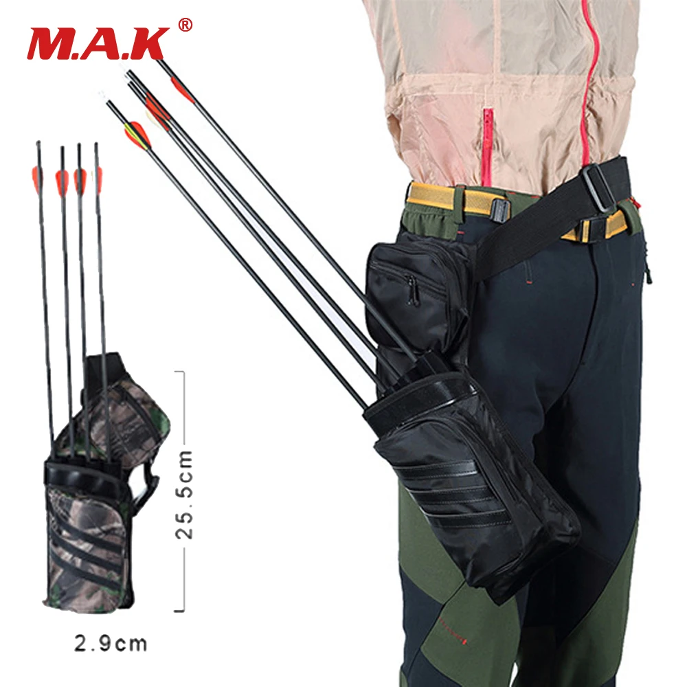 2 Color Waist Quiver Four Tube Quiver Detachable Pipe Adjustable