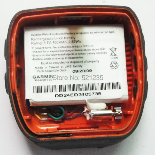 Original GARMIN 361 00041 00 GPS Battery for Forerunner 310XT CS