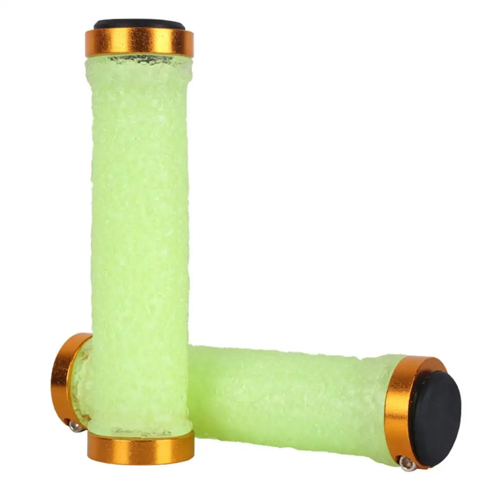 1 Pair Soft Silicone Crystal Bike Handlebar Cycling MTB Road Bike Non-Slip Bicycle Handle Ends Cycling Parts