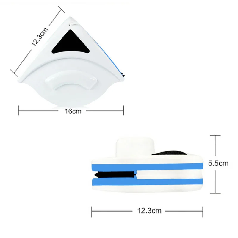 Магнитная щетка для чистки окон, двухсторонняя Магнитная щетка для мытья окон, инструмент для чистки стекол, щетки для мытья стекол