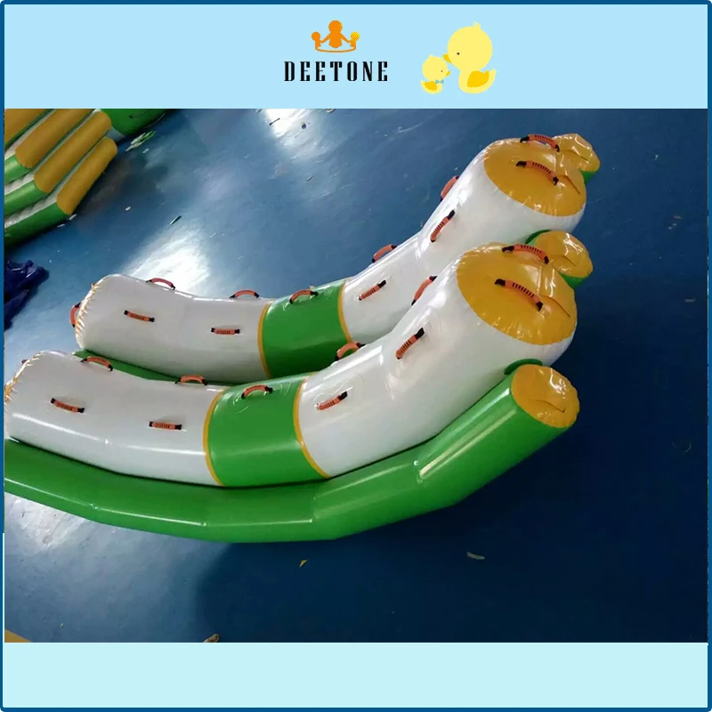 Gioco Gonfiabile Dell'Acqua Altalena Banana Altalena Per Il Parco Acquatico