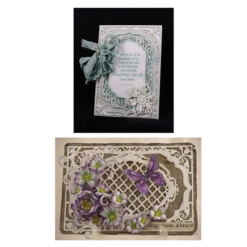 

Eastshape Classical Floral Ornament Metal Dies Card Making Dies Frame Metal Cutting Dies Scrapbook DIY Card Craft Album Decor