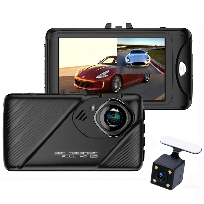 Dash Camera 3 Inch Dashcam 96658 Video Recorder HDR G-sensor Night Vision Registrator Car DVRs Dual Lens Dash Cam