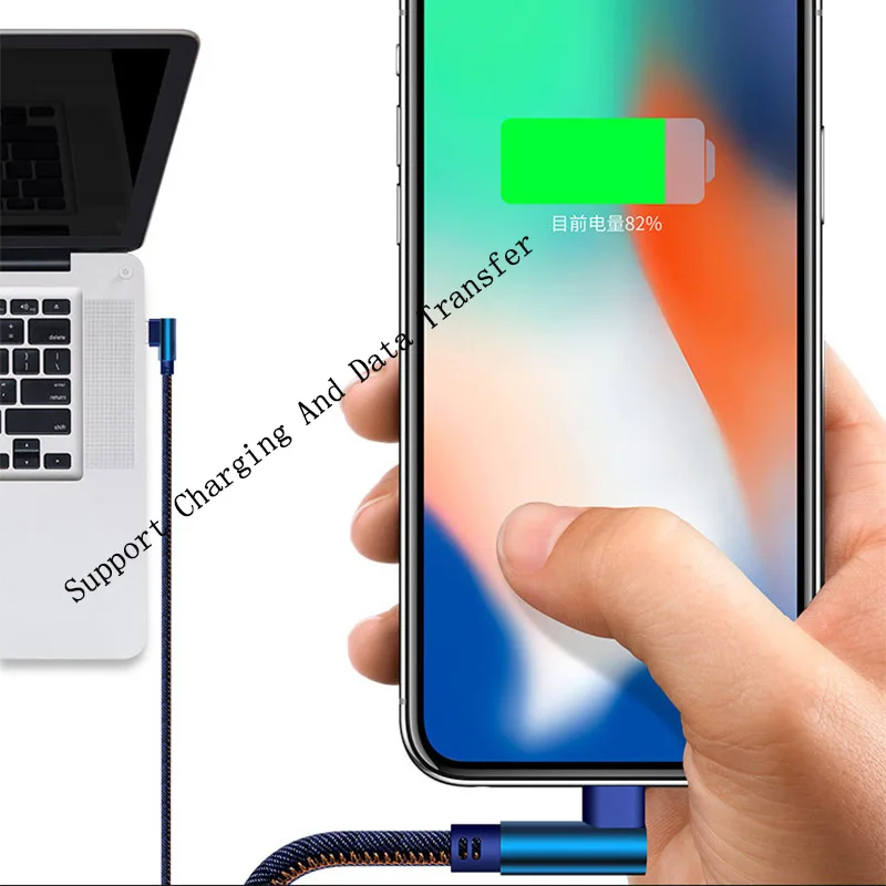 2 м Doulbe локоть USB кабель для iPhone XR Xs Max Xs X 8 7Plus iPad Быстрая зарядка Micro USB кабель для мобильного телефона длинный кабель типа C