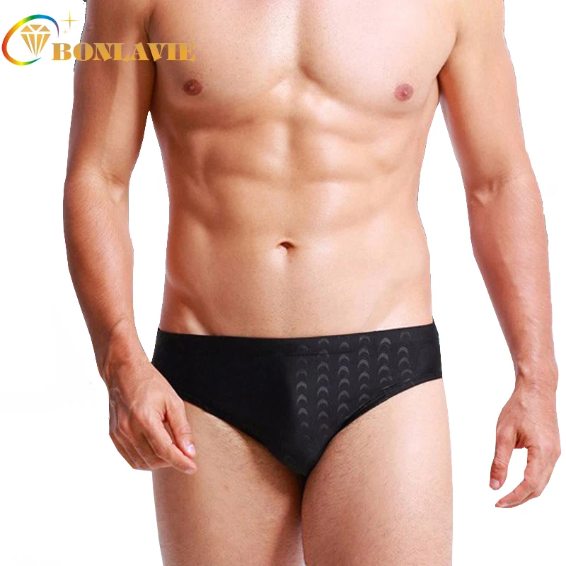 

Shark Skin Men Swimwear Black Triangle Men's Swimming Trunks Waterproof Quick Dry Swim Briefs Sport Herren Mens Swim Shorts