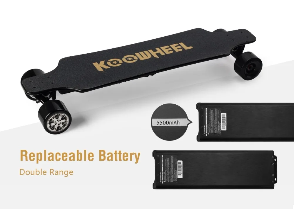 Koowheel немецкий 2 го поколения Электрический Лонгборд 4 колеса 5500 мАч samsung батарея