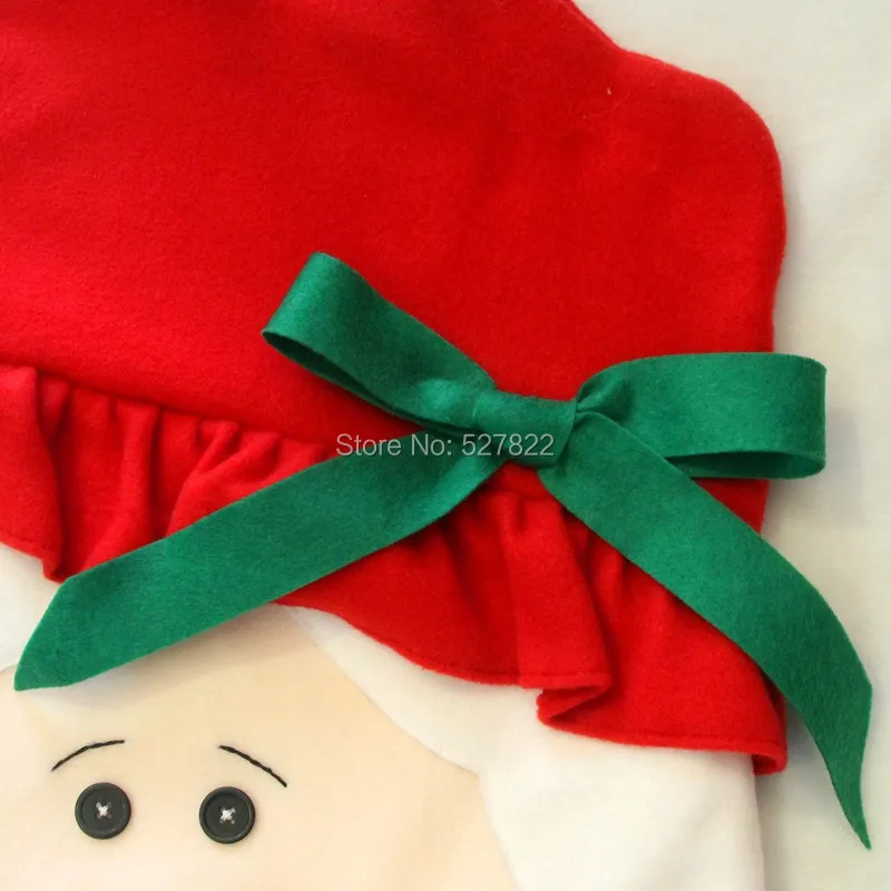 Горячая Новое поступление Mr& Mrs Санта красная шляпа рождественские покрытия для стула украшения обеденный декоративный стул наборы подарок высокое качество х 1 пара