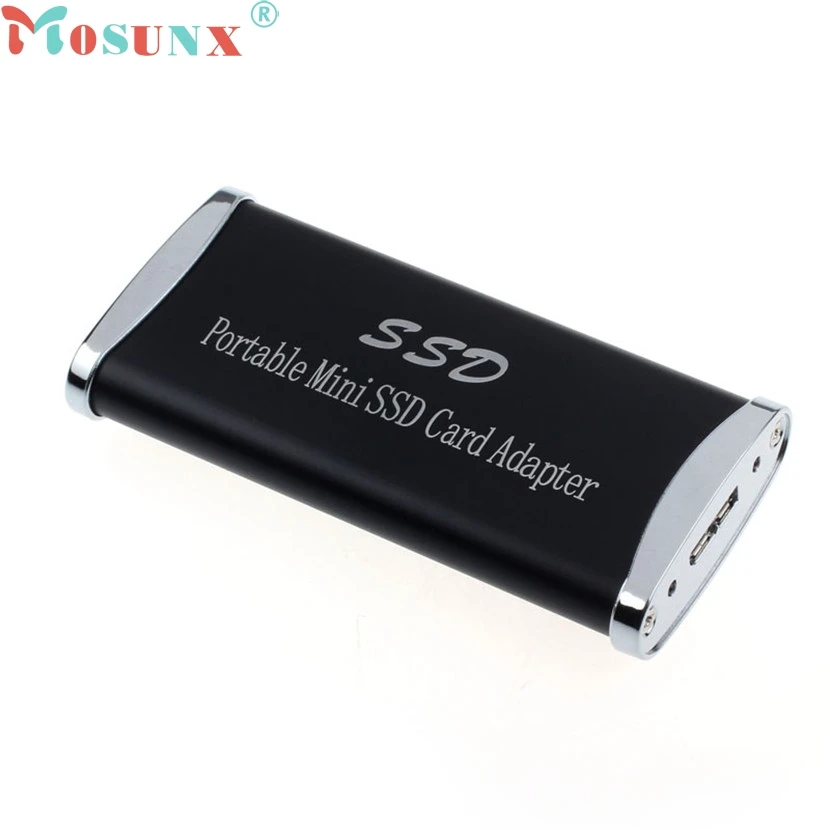 

mosunx Mecall Mini PCI-E/mSATA SATA SSD To USB 3.0 External Case Converter Adapter