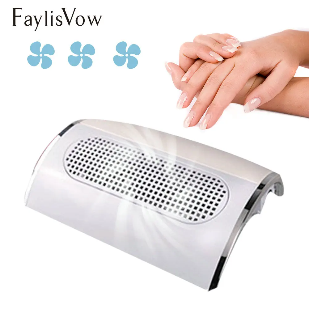 

15/40W Nail Art Suction Dust Collector 3 Fans UV Gel Varnish Dust Collector Nail Art Tool Vacuum Cleaner Manicure Machine Fan