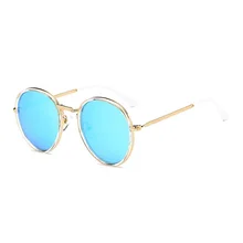 Knotolus Children Round Sunglasses Kids Designer Shades for Girls Boys Eyewear Goggle Baby Glasses Oculos UV400 1923WD