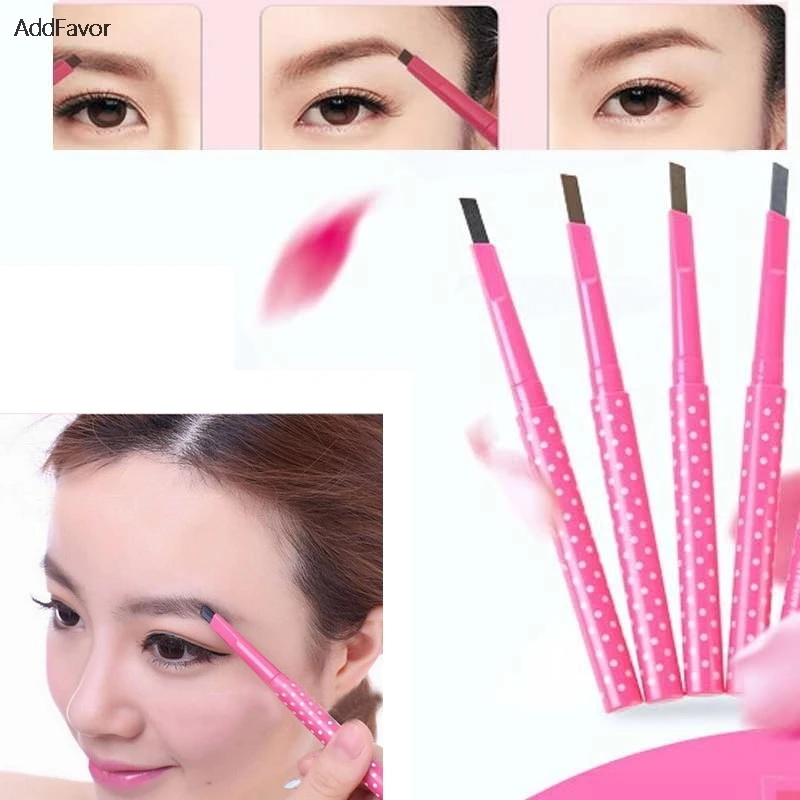 

AddFavor 2pcs Eyebrow Pencil Waterproof Eye Brow Pencil Beauty Cosmetics Eye Pen Brow Make Up Tool Easy Peeling Eyebrow Pencils