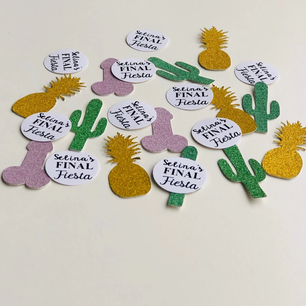 Bachelorette Confetti Personalized Bachelorette Party Decorations Confetti