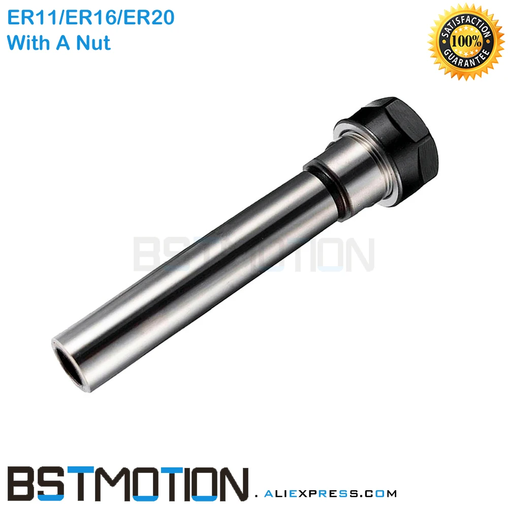 

Collet Chuck Holder C8 C10 C12 C16 C20 C25 for ER8 ER11 ER16 ER20 Collet 100L 150 200 Extension Straight Shank ER11A ER16A ER20A
