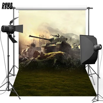 

DAWNKNOW Tank Mountain Vinyl Photography Background For Newborn New Fabric Polyester Backdrop For Wedding Photo Studio S2488