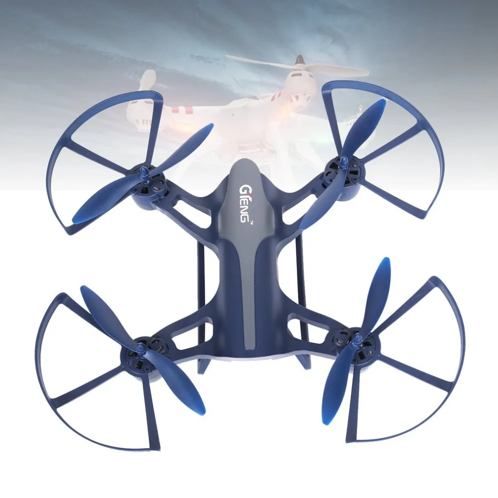 

Gteng 2.4G HD 720P Remote Control Fixed Height Wifi Real-time Transmission Foldable Headless Mode Quadcopter Drone