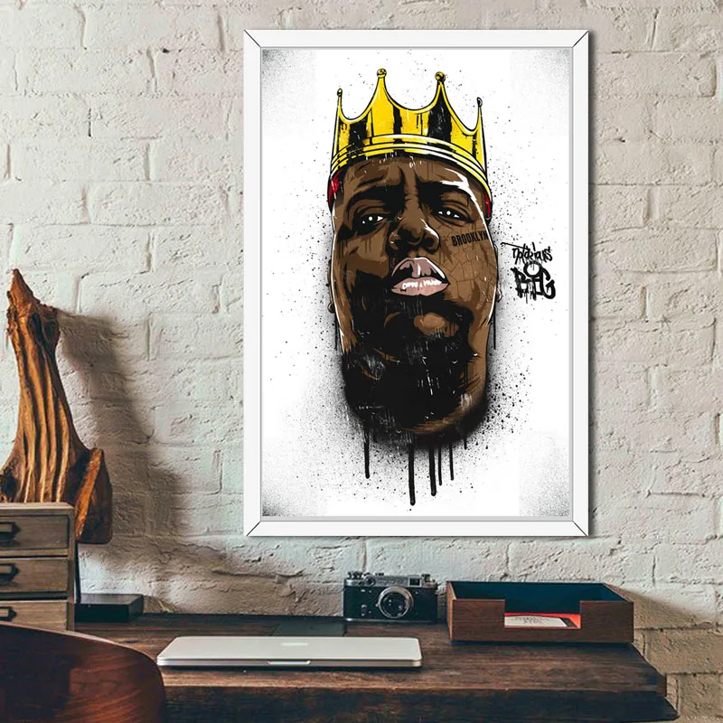 P298 известный B.I.G Бигги Смолс Тупак 2PAC Шакур хип хоп гангста рэп художественная