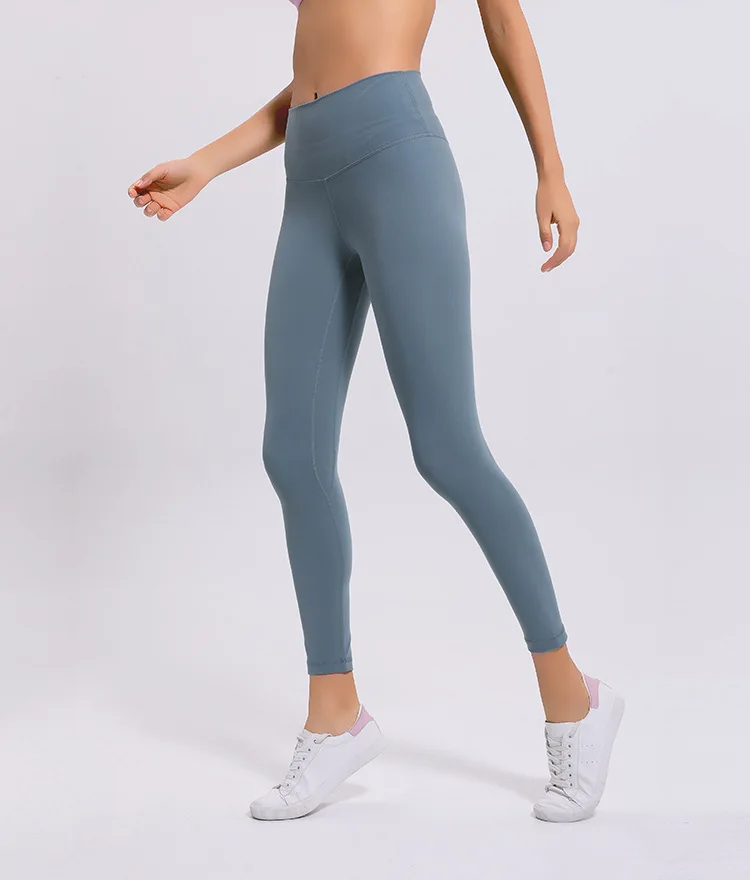 LANTECH классическая модель 2,0, Мягкие штаны для йоги на ощупь, леггинсы для спортзала, спортивная одежда, стрейчевые, для фитнеса, с высокой талией, женские колготки, штаны