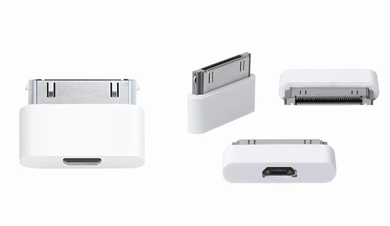 Микро USB адаптер для зарядки, конвертер для Apple iphone 4s 4 3gs iphone 4s для ipad 2 3 30 Pin кабель для зарядки USB 30 Pin