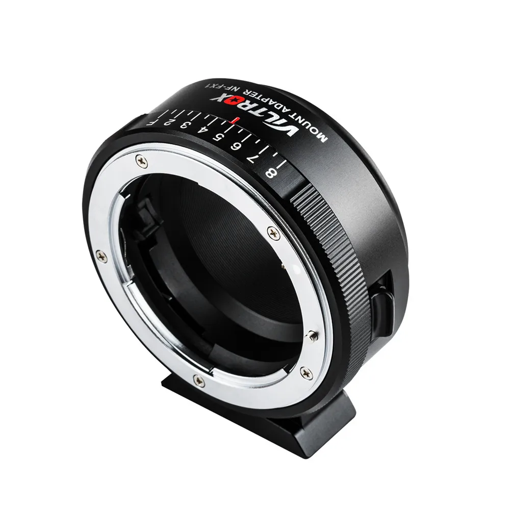  Viltrox NF-FX1 Camera Lens Adapter w/ Mount Adjustable Aperture Ring for Nikon G&D Lens to Fuji X-T