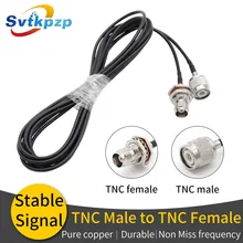 TNC беспроводной микрофон Удлинительный кабель мужчин и женщин расширение RF коаксиальный кабель для универсальная микрофонная антенна