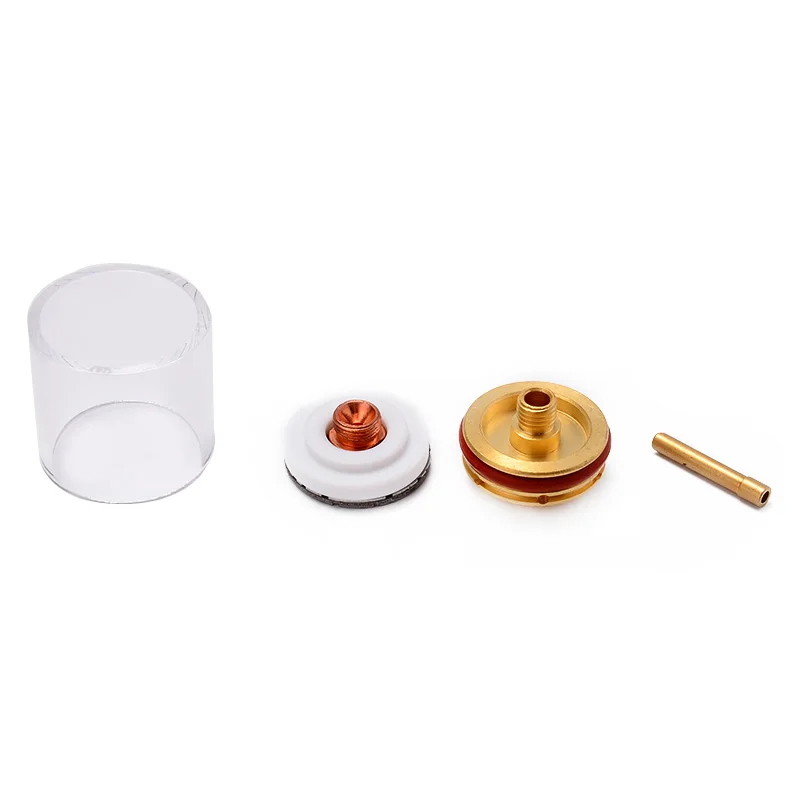 5Pcs TIG Welding Torch Cup Stubby Cup Gas Lens Collet Nozzle Kit for WP-9/20/25 3/32" 2.4 mm Welding Accessories