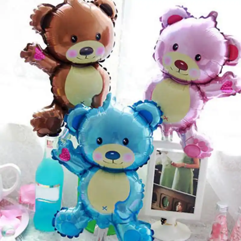 2pcs Mini Lovely Teddy Bear Balloon Cartoon Animation Foil Hydrogen Balloon Toy For Kids Birthday Party Xmas Festival Gift 0920 Ballons Accessories Aliexpress