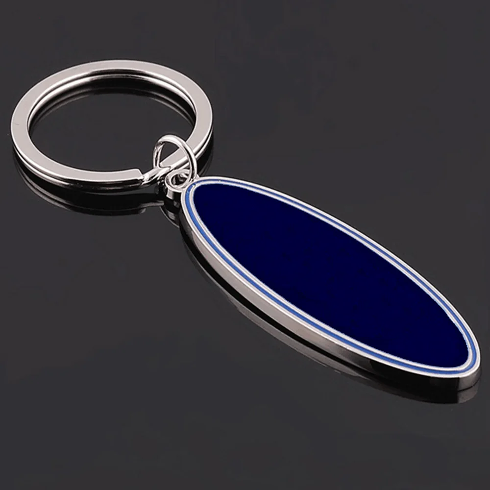 1 шт. Автомобильный логотип эмблема брелок для ключей со значком брелоки для Ford брелок кольцо