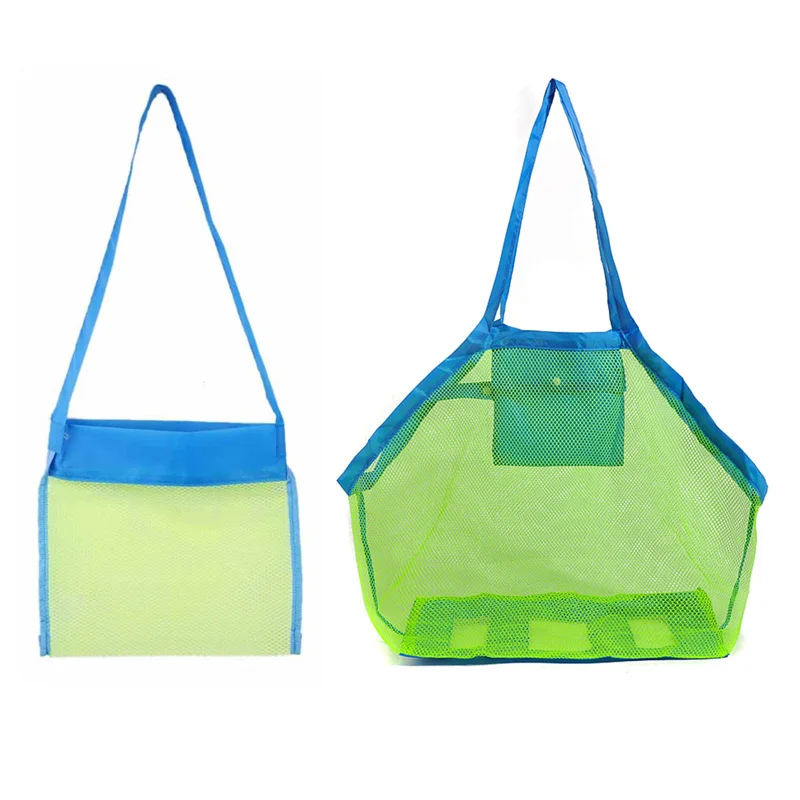 

High Quality Outdoor Children Beach Pouch Toy Storage Travel Kit Sand Digging Collection Swim Bag Pool Accessories
