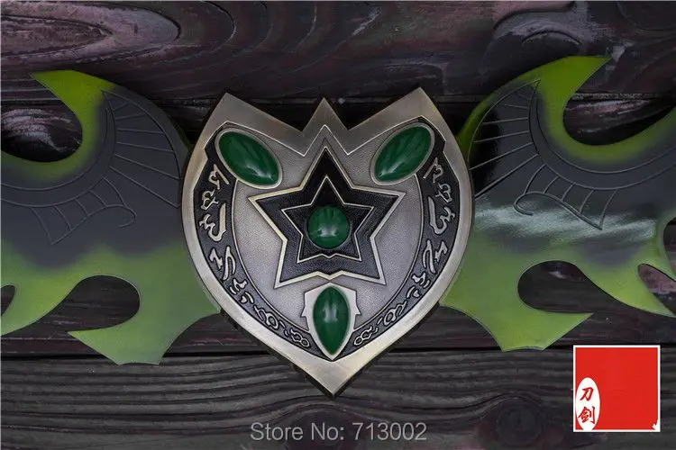 World of Warcraft Frostmourne иллидана ainosinus войны лезвия краями зеленый* Косплей Sword