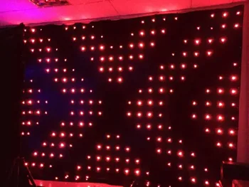 

p18cm 3x4M led vision cloth led video curtain RGB video display in stock