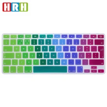 HRH Тонкий Радуга португальский силиконовая клавиатура Чехлы для мангала Скины протектор Mac book Air Pro retina 1" 15" 1" выпуска до