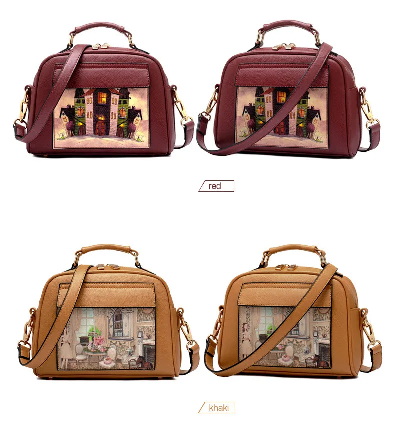 Новые Модные Винтажные женские дизайнерские сумки высокого качества кожаная сумка на плечо Маленькая Повседневная сумка через плечо ретро сумки SW0185