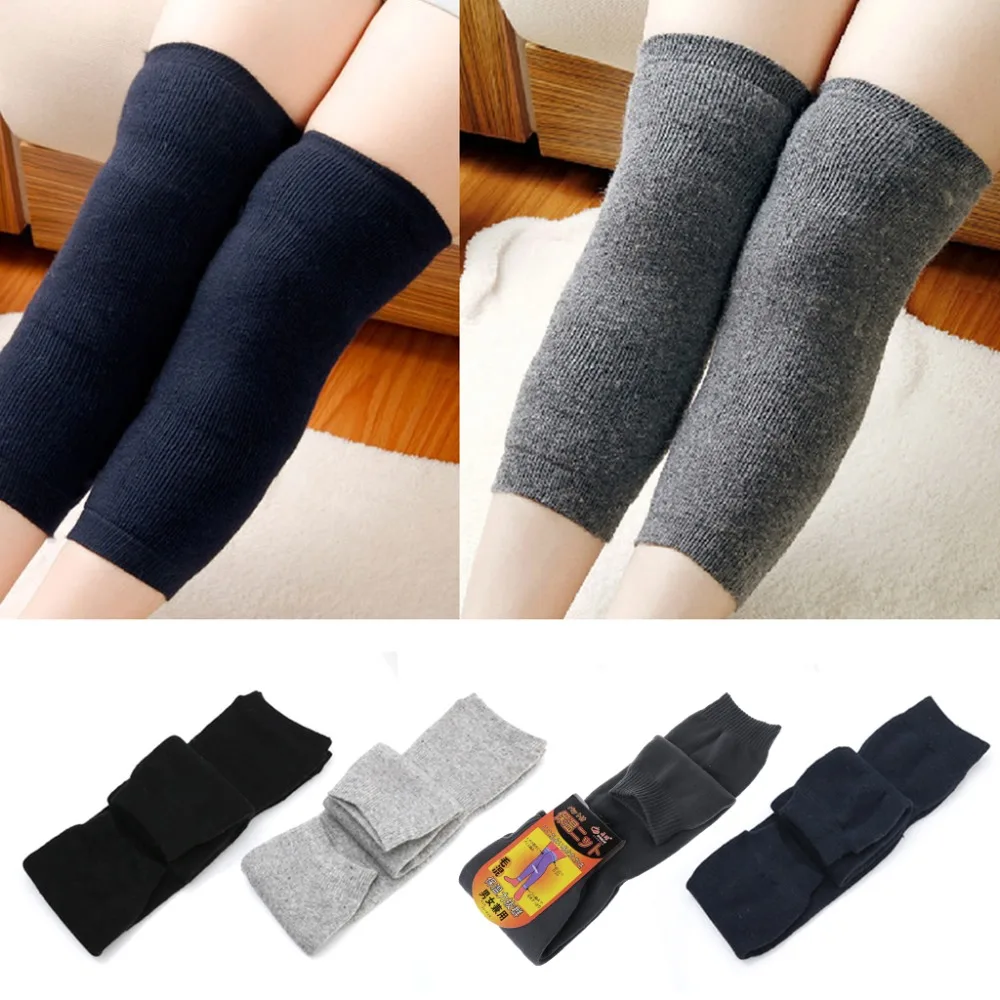 Thigh high socks 1 pair for women men cashmere wool knee warmers