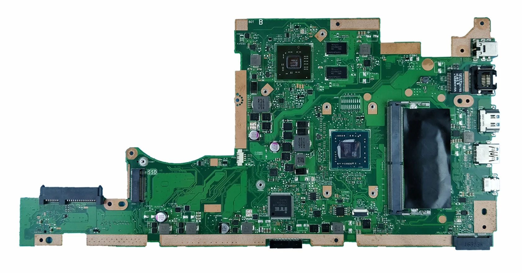 X505BP материнская плата для ноутбука For Asus X505B 100% тест 4 Гб RAM E2 9000 CPU|Материнские