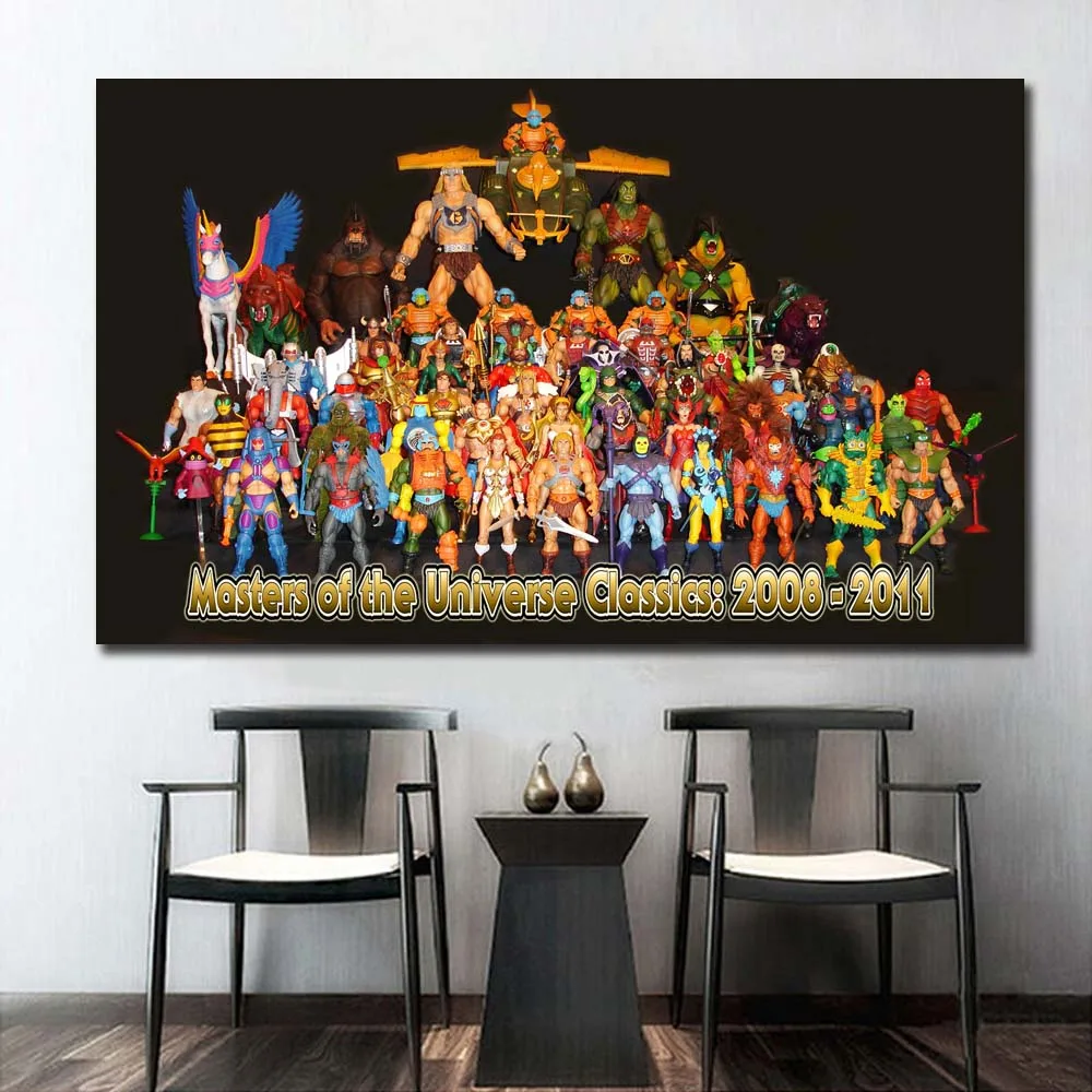 

Masters of The Universe Classics The Class of 2011 Art Paint Wall Decor Canvas Prints Canvas Art Poster Oil Paintings No Frame